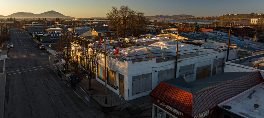 View of 330 S. 7th St. Klamath Falls, OR 97601 from above